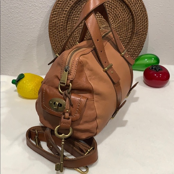 Fossil Mason Satchel Russet Brown - Picture 5 of 13